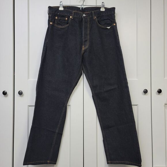 Levis 501 original shrink to fit mens jeans - Picture 6 of 10